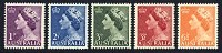 Queen Elizabeth II - Set of 5 Australia, 1953-4
